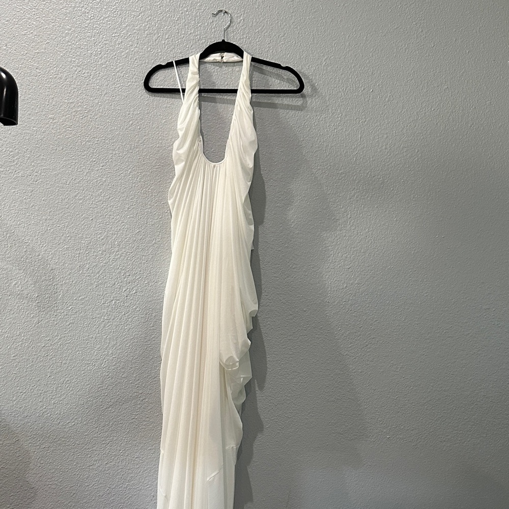LEAU Cascade drape down gown dress